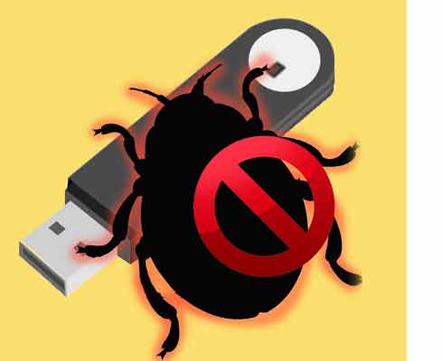 virus làm ẩn dữ liệu trên USB